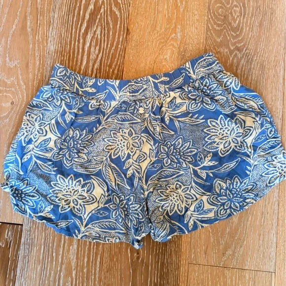 ROXY MIDNIGHT AVENUE SHORT Blue floral shorts - Picture 5 of 6